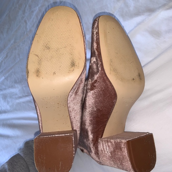 Zara Crushed Velvet Booties - Picture 6 of 13